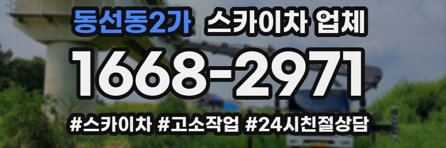 동선동2가 스카이차 업체
