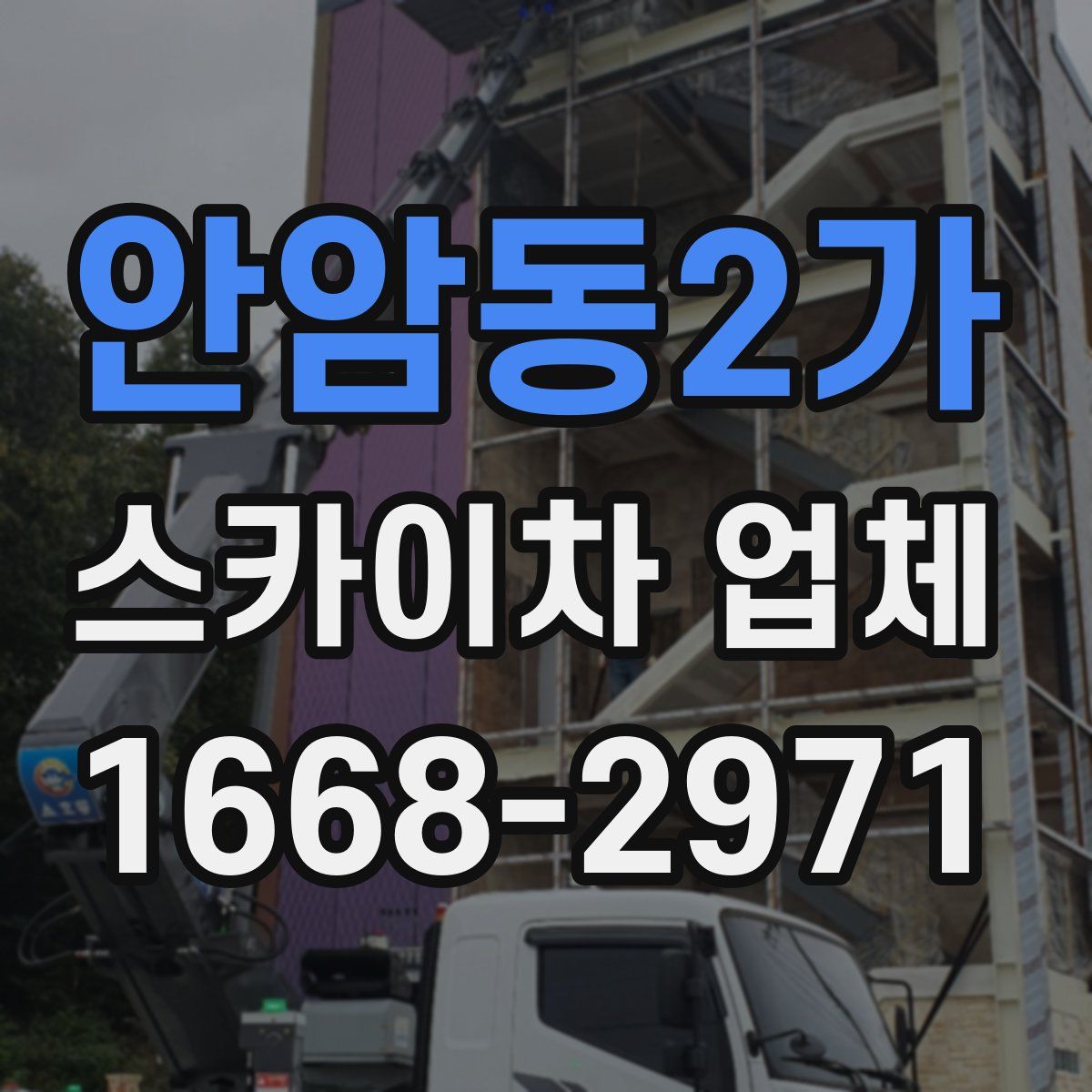 안암동2가 스카이차 업체