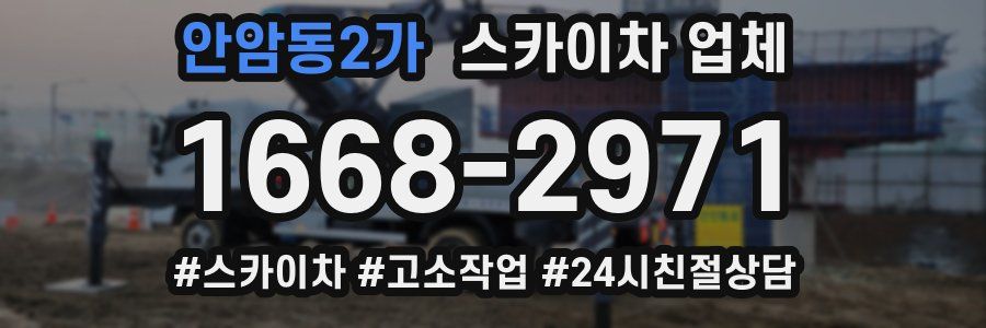 안암동2가 스카이차 업체