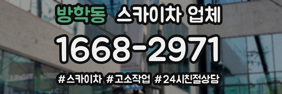 방학동 스카이차 업체