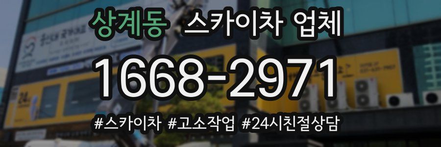 상계동 스카이차 업체