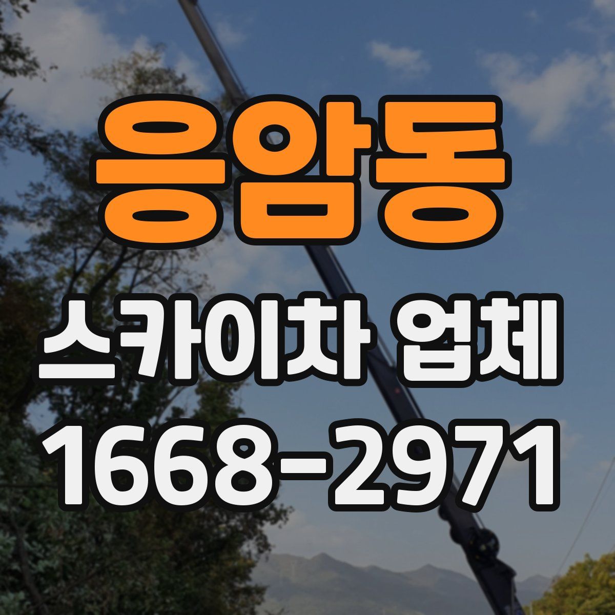 응암동 스카이차 업체