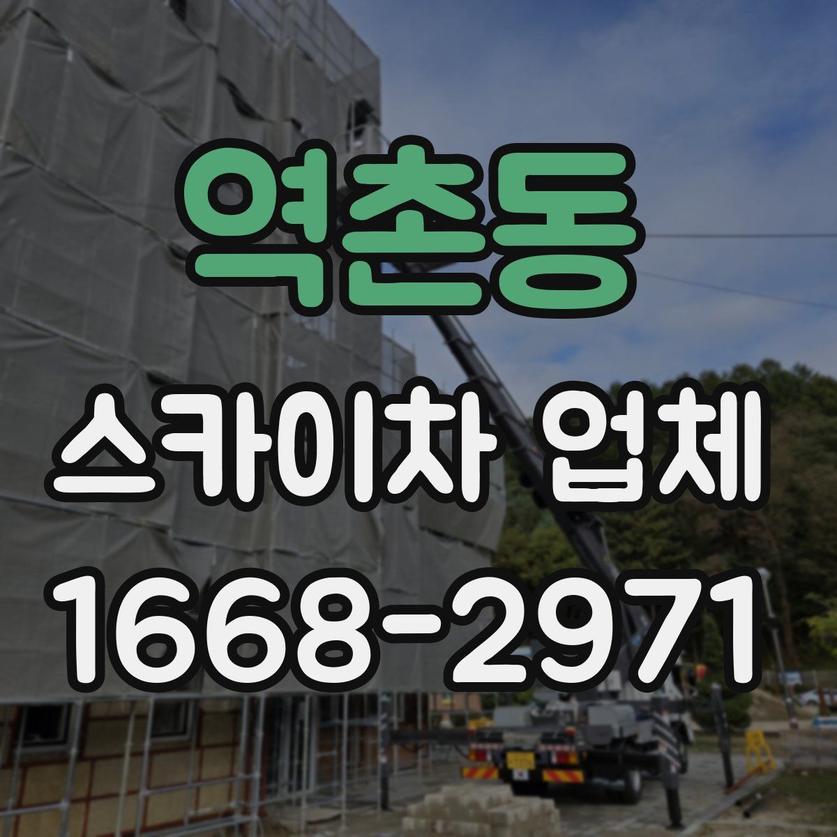 역촌동 스카이차 업체