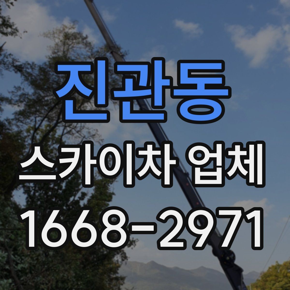 진관동 스카이차 업체 선택에서 운전 경력도 중요한 이유