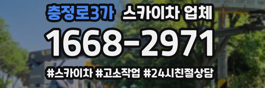 충정로3가 스카이차 업체