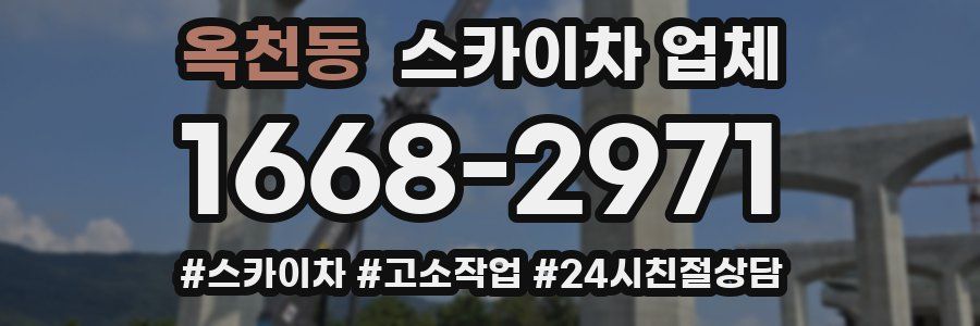옥천동 스카이차 업체