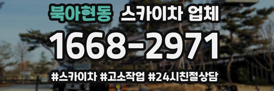 북아현동 스카이차 업체