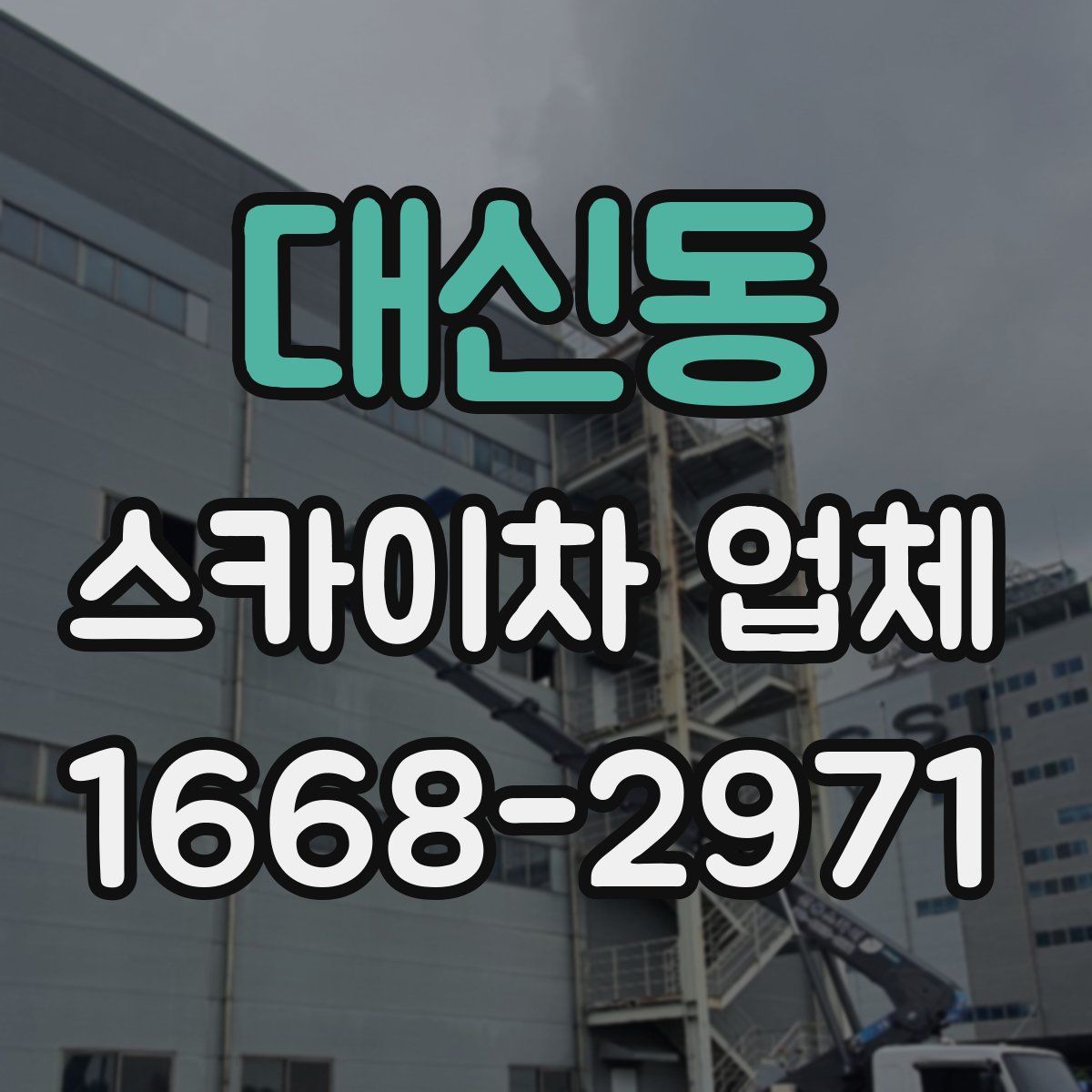 대신동 스카이차 업체