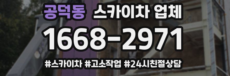 공덕동 스카이차 업체