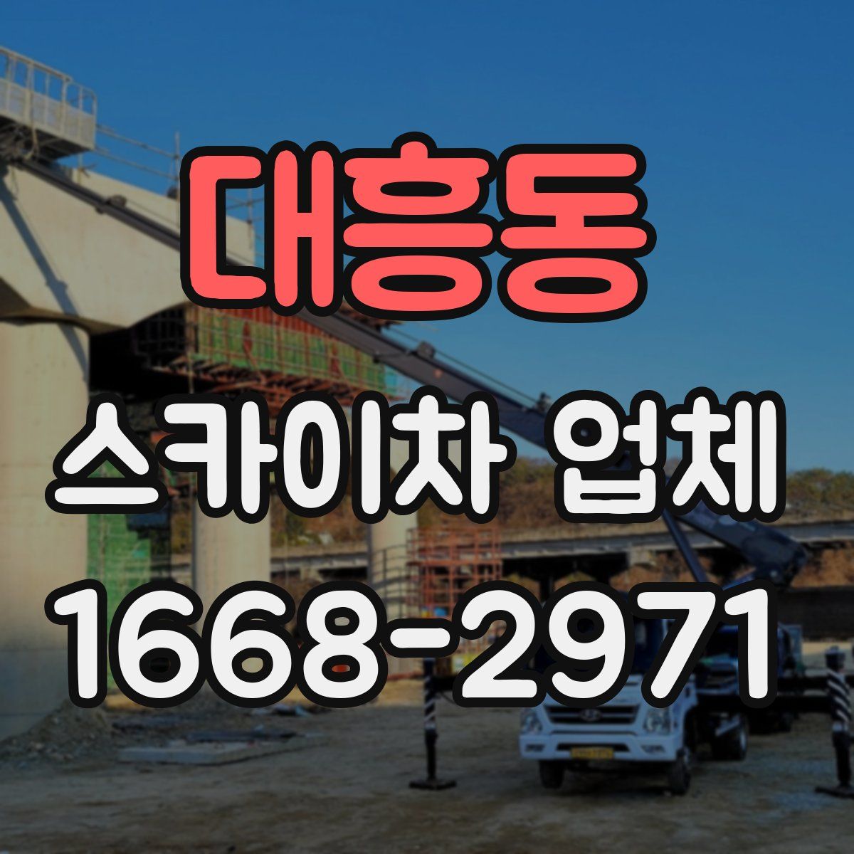 대흥동 스카이차 업체