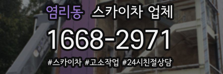 염리동 스카이차 업체