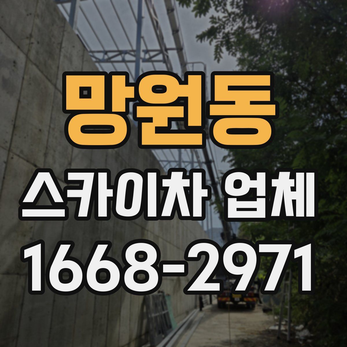 망원동 스카이차 업체