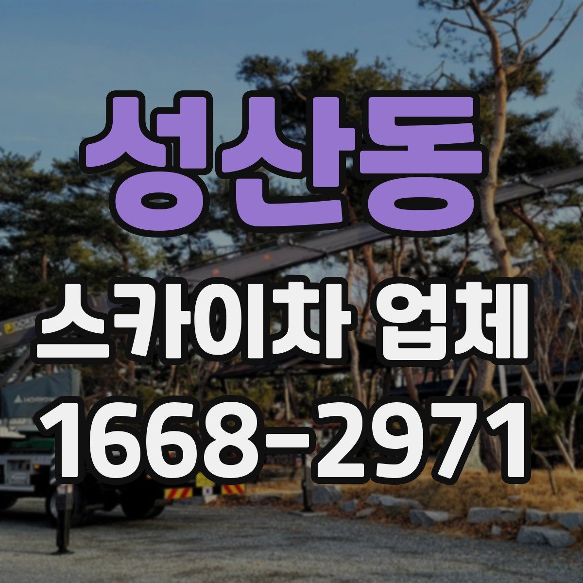 성산동 스카이차 업체