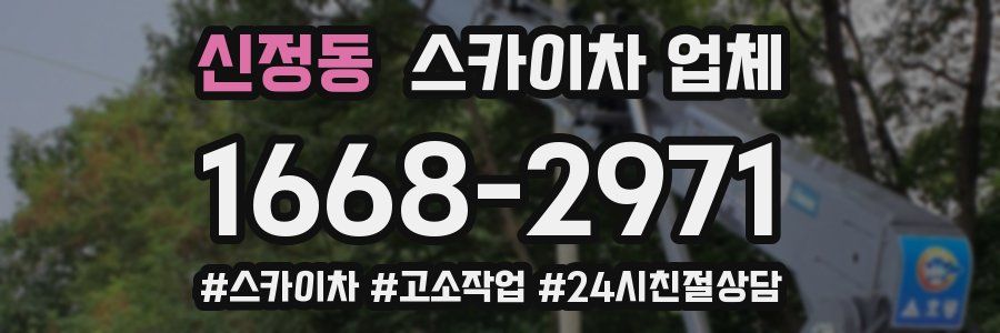 신정동 스카이차 업체