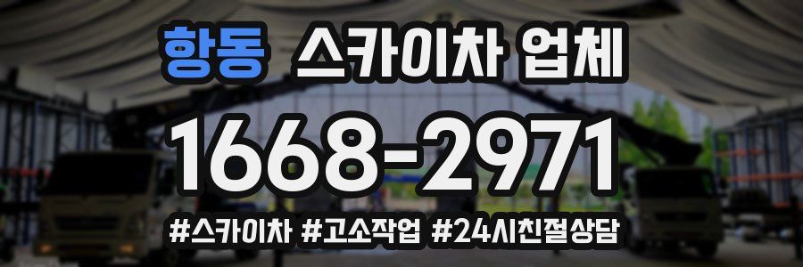 항동 스카이차 업체