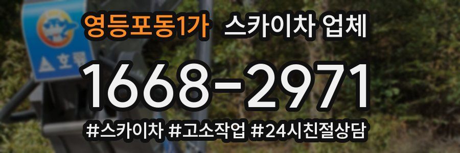 영등포동1가 스카이차 업체