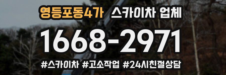 영등포동4가 스카이차 업체