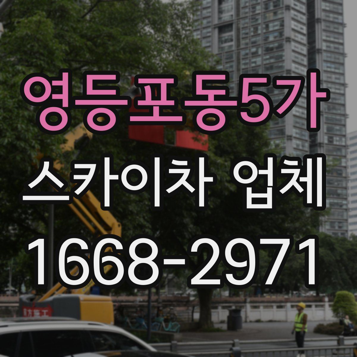 영등포동5가 스카이차 업체