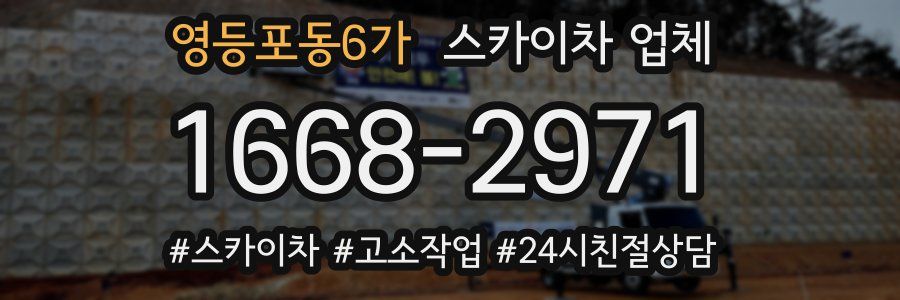 영등포동6가 스카이차 업체