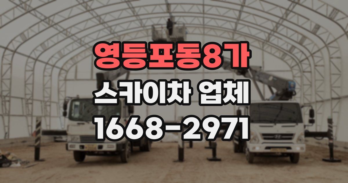 영등포동8가 스카이차 업체