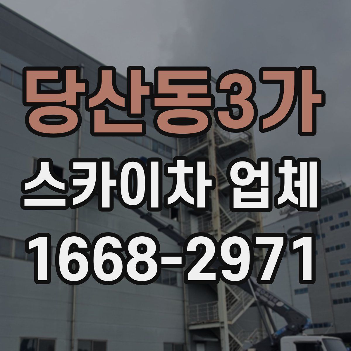 당산동3가 스카이차 업체