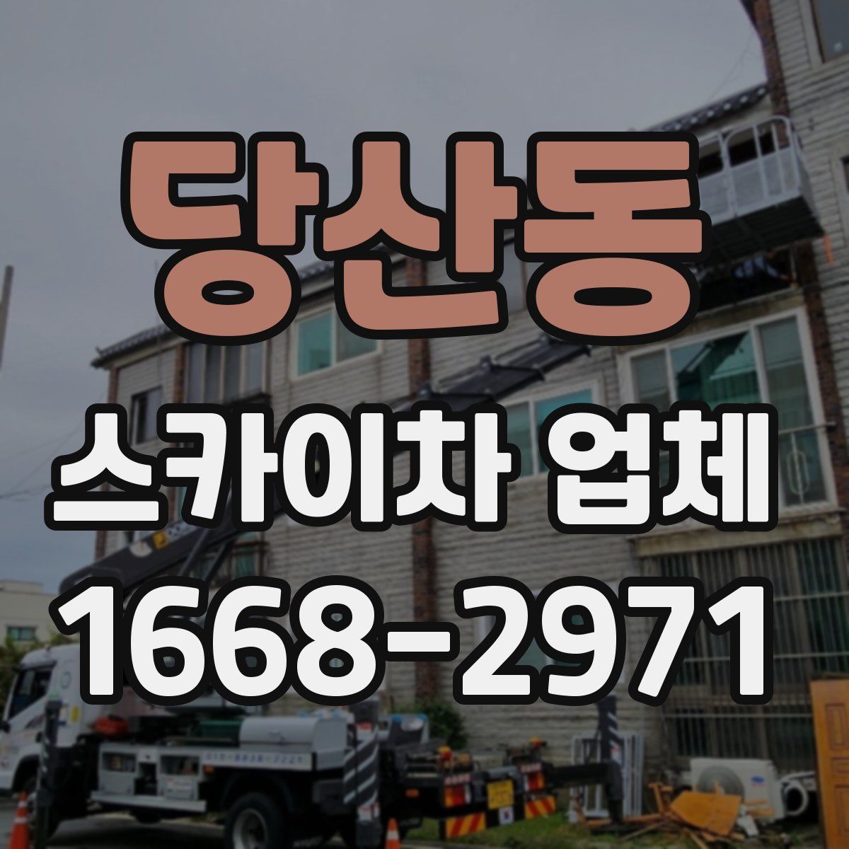 당산동 스카이차 업체
