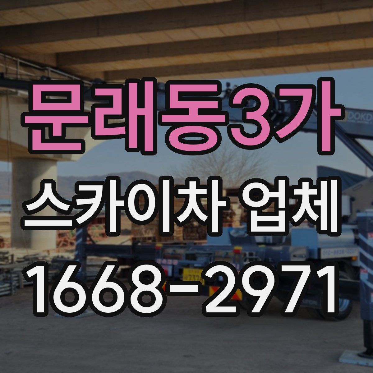 문래동3가 스카이차 업체