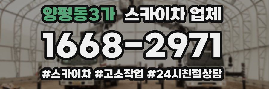 양평동3가 스카이차 업체