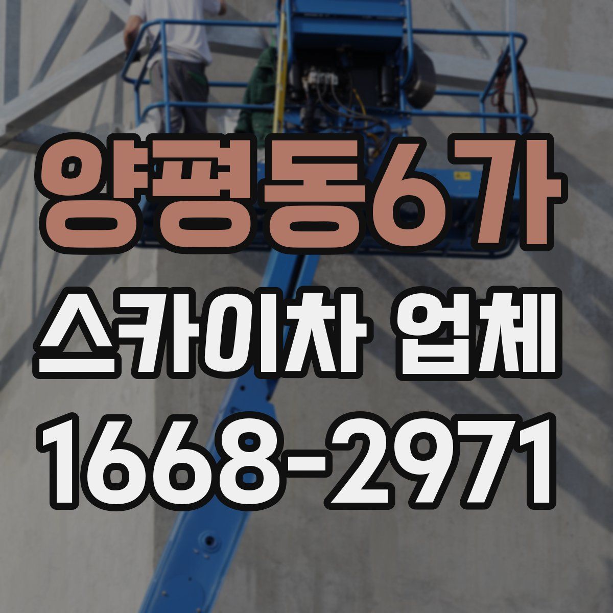양평동6가 스카이차 업체