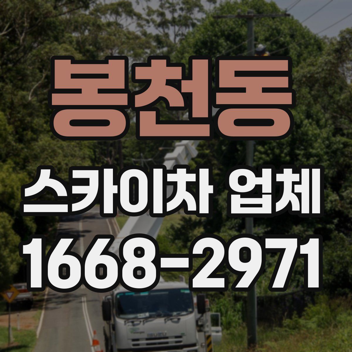 봉천동 스카이차 업체