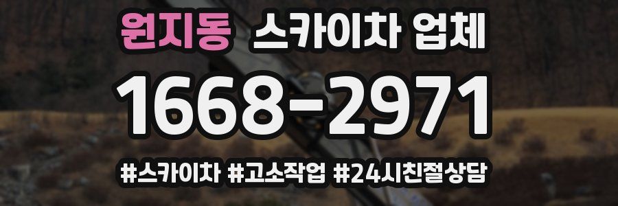 원지동 스카이차 업체