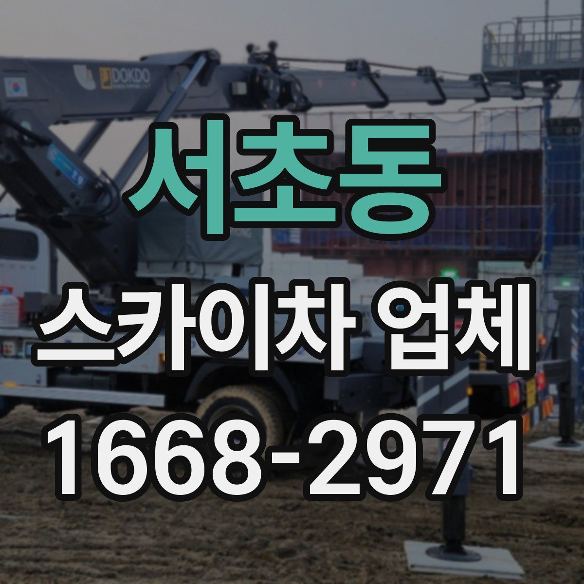 서초동 스카이차 업체