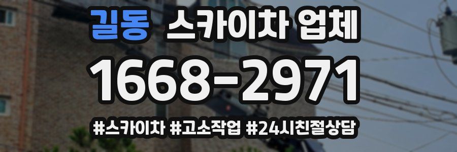 길동 스카이차 업체