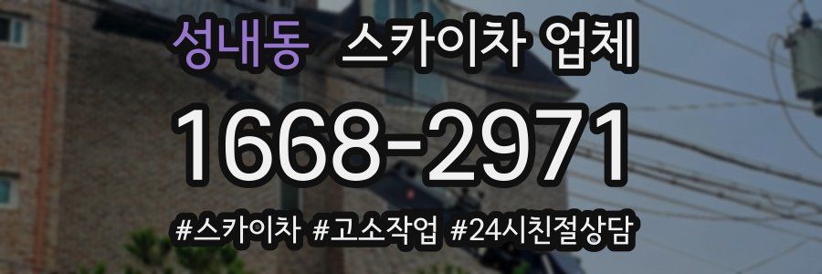 성내동 스카이차 업체