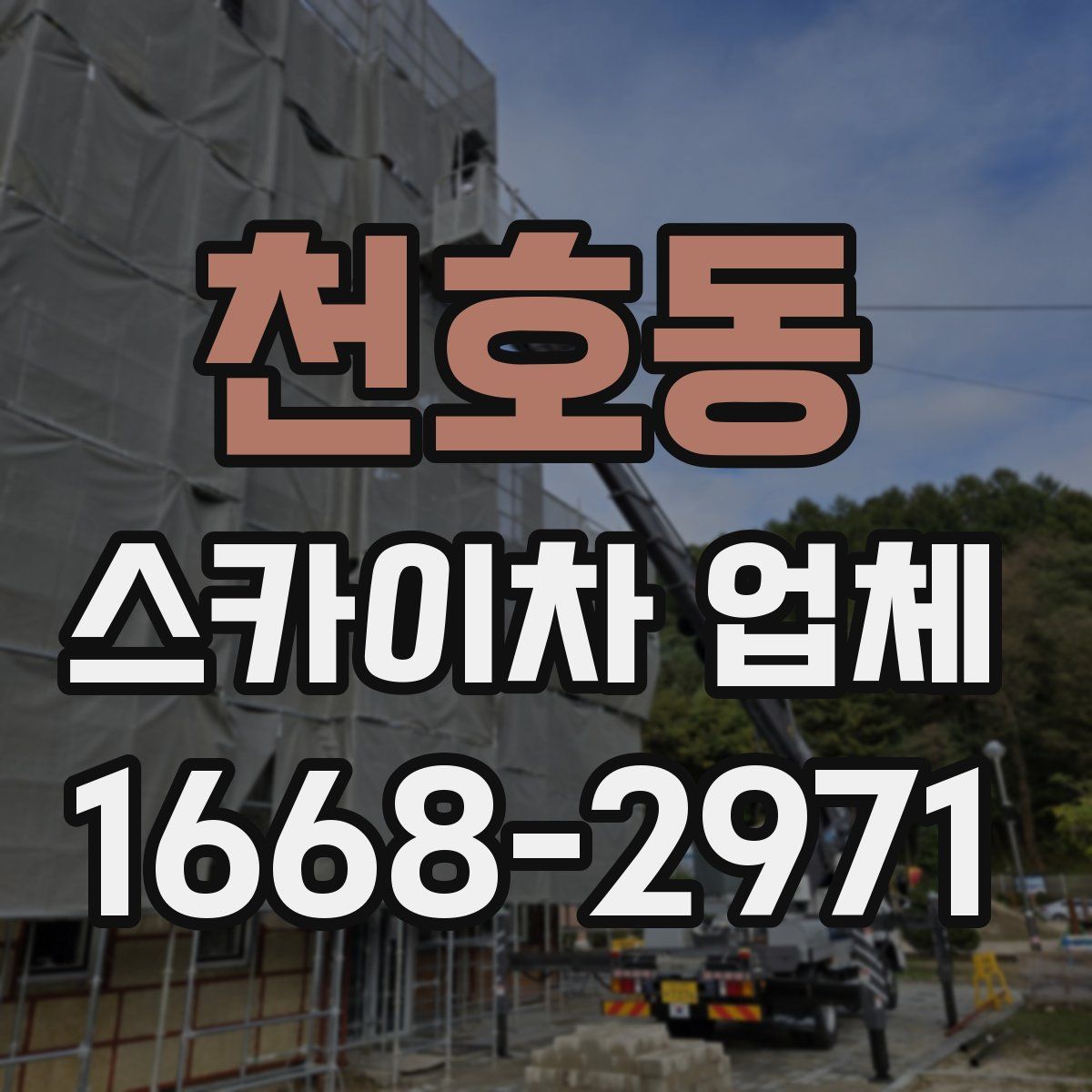 천호동 스카이차 업체