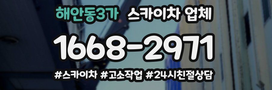 해안동3가 스카이차 업체