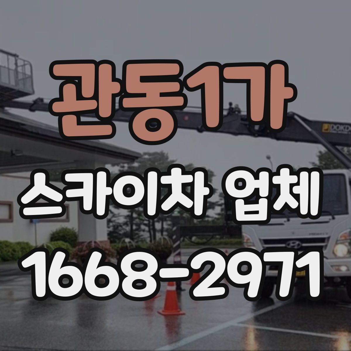 관동1가 스카이차 업체