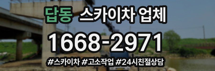 답동 스카이차 업체