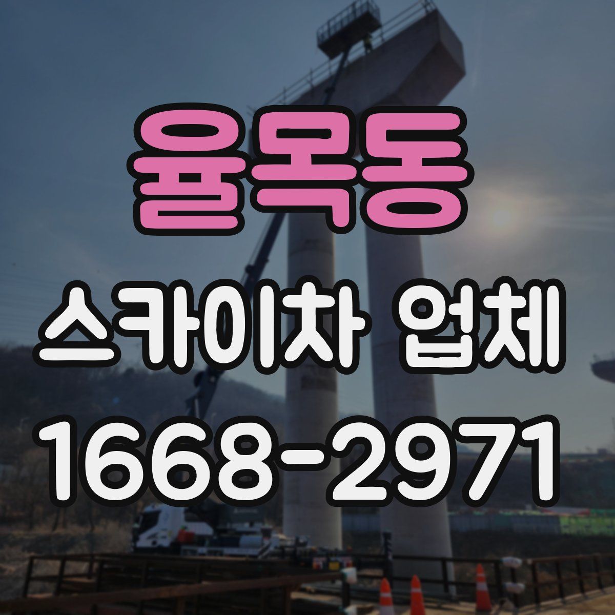 율목동 스카이차 업체