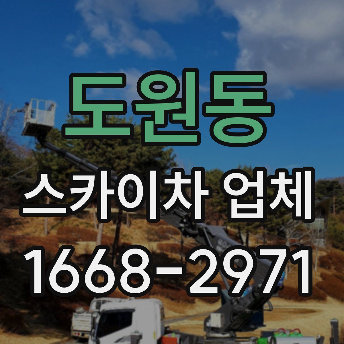 도원동 스카이차 업체