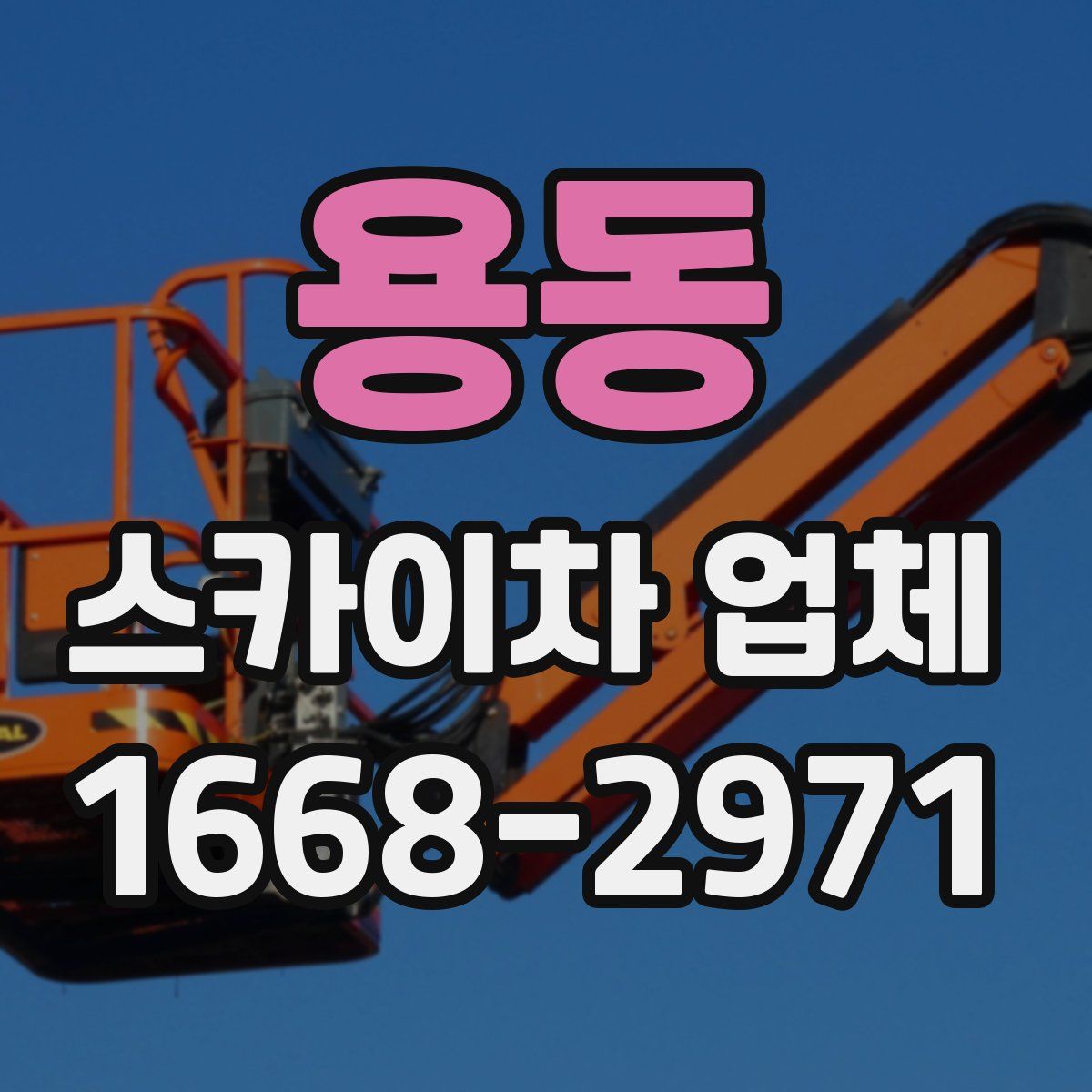 용동 스카이차 업체