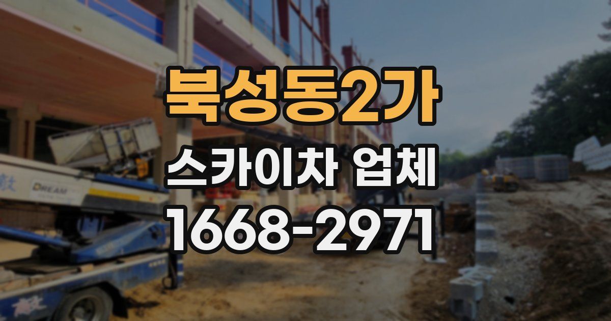 북성동2가 스카이차 업체