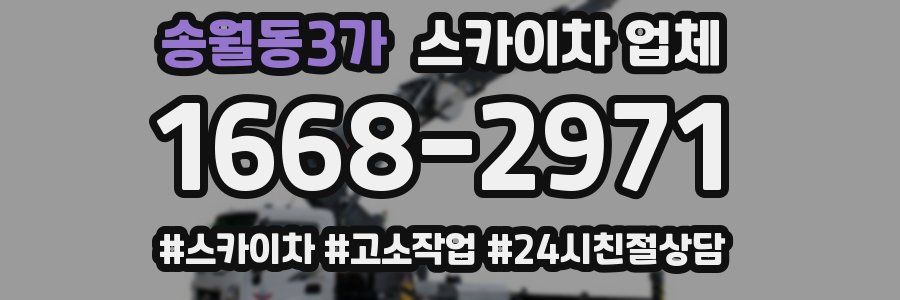 송월동3가 스카이차 업체