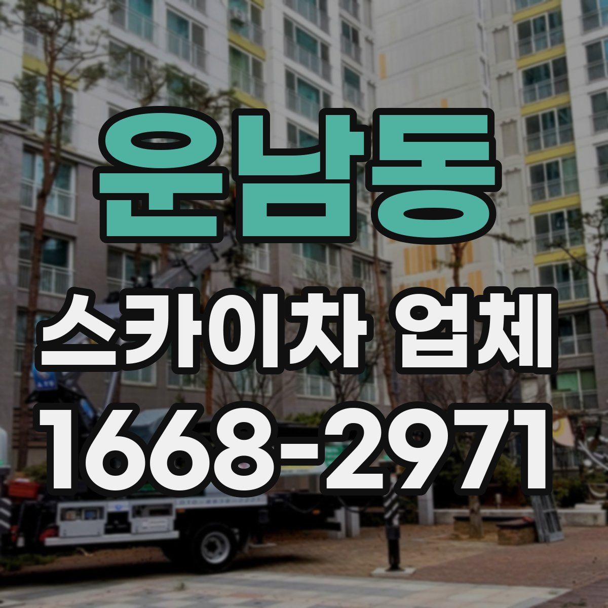 운남동 스카이차 업체