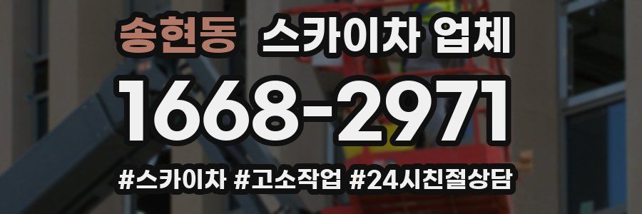 송현동 스카이차 업체