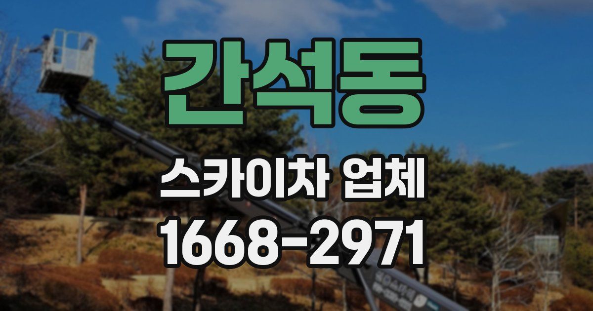 간석동 스카이차 업체