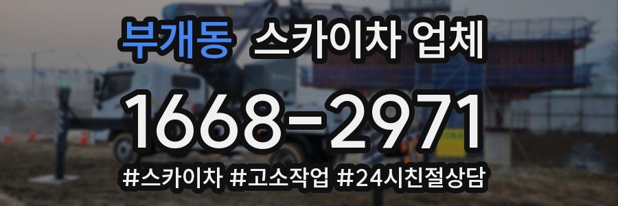 부개동 스카이차 업체