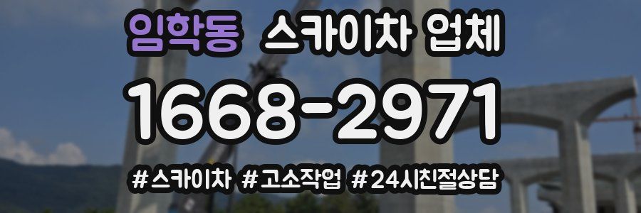 임학동 스카이차 업체