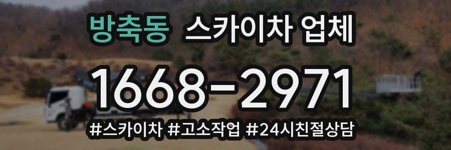 방축동 스카이차 업체