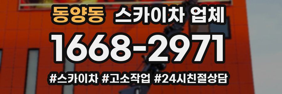 동양동 스카이차 업체